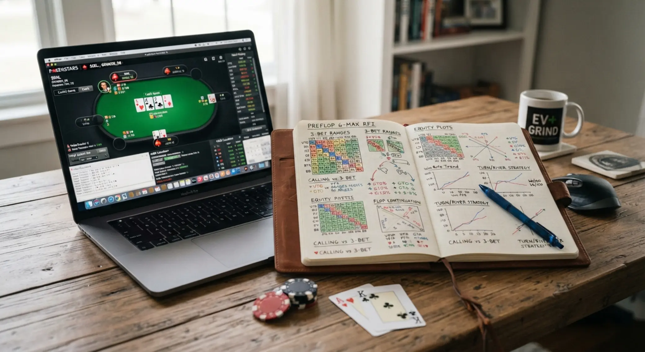 Podstawy strategii pokera online Notatki i strategia do nauki pokera online